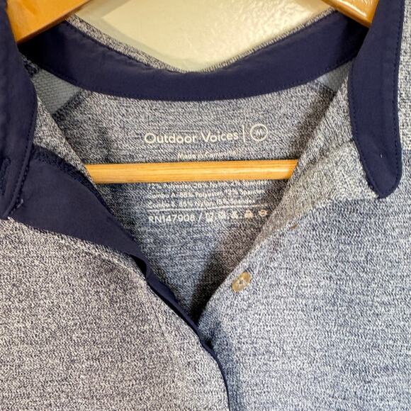 Outdoor Voices Players Polo Dress in Blue Size Medium - Picture 4 of 4